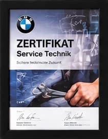 BMW Zertifikat Service Technik