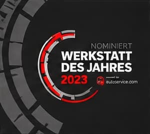 Nominiert als Werkstatt des Jahres 2023 bei autoservice.com