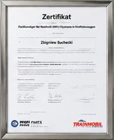 Zertifikat Fachkundiger für Hochvolt-Systeme in Kraftfahrzeugen